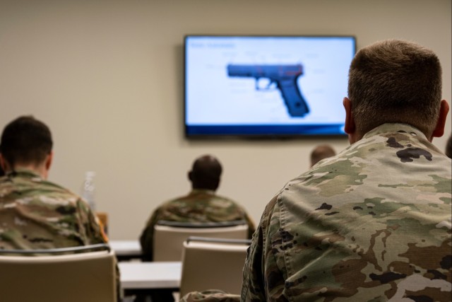 Soldier Scientists on-target during pistol range day