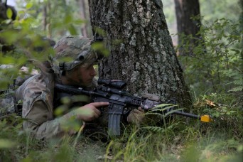 Road to JRTC leads through XCTC for 32nd 'Red Arrow' Infantry Brigade Combat Team at McCoy 