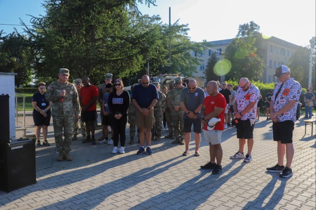 Powidz Military Community Honors Patriot Day