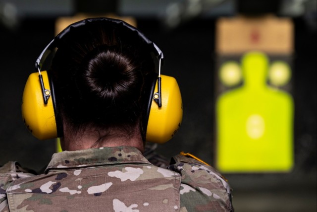 Soldier Scientists on-target during pistol range day