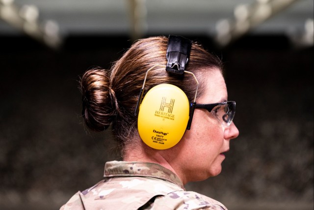 Soldier Scientists on-target during pistol range day