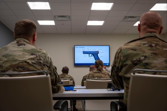 Soldier Scientists on-target during pistol range day