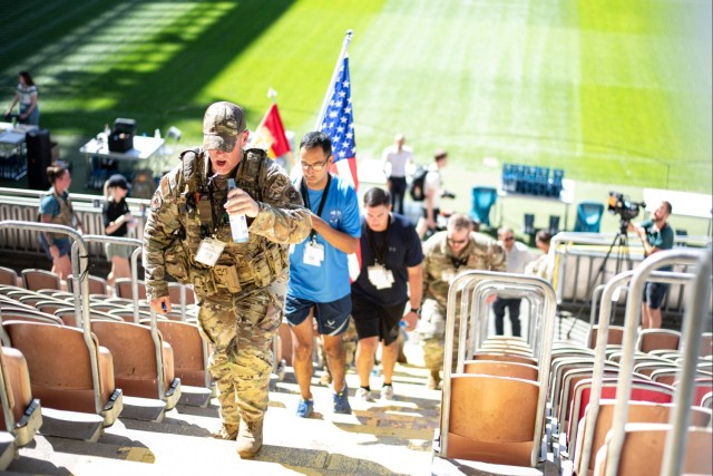 Germans, Americans honor 9/11 victims during memorial stair climb