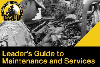Leader's Guide to Maintenance and Services