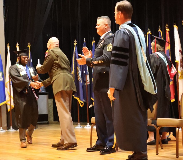 Fort Knox will hold its annual college graduation ceremony in Waybur Theater on post at 1:30 p.m. ET Oct. 20, 2023.