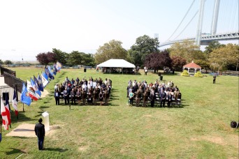 United States Army Garrison Fort Hamilton, in Brooklyn, hosted their annual 9/11 remembrance and observance ceremony Friday, Sept. 8, 2023, at the base’...