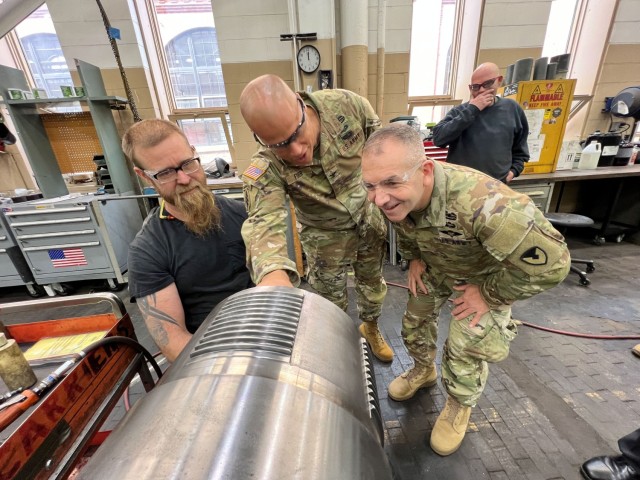 TACOM commanding general gets view of modernization at Watervliet Arsenal