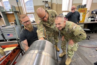 TACOM commanding general gets view of modernization at Watervliet Arsenal