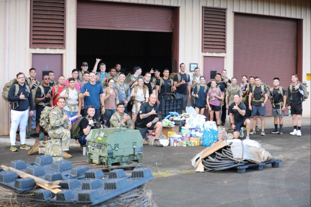 25th Infantry Division Artillery (DIVARTY) Maui Donation Ruck