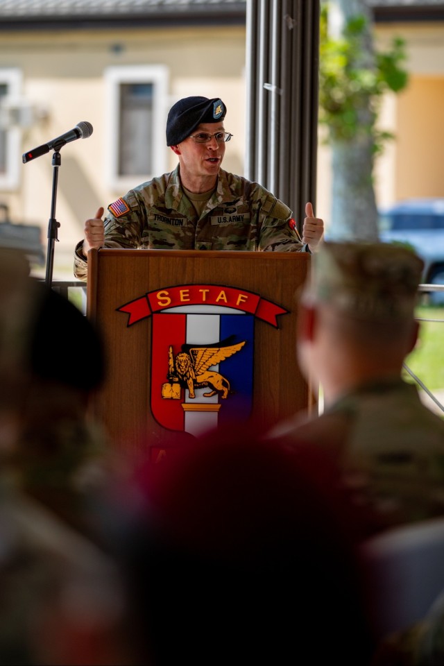 Intelligence and Sustainment Company change of responsibility ceremony