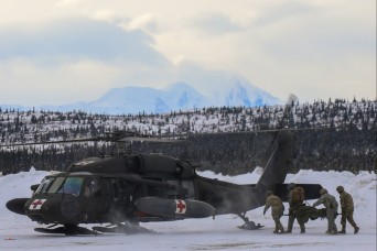 U.S. Army helicopter unit conducts rescue near Gold King Creek, Alaska