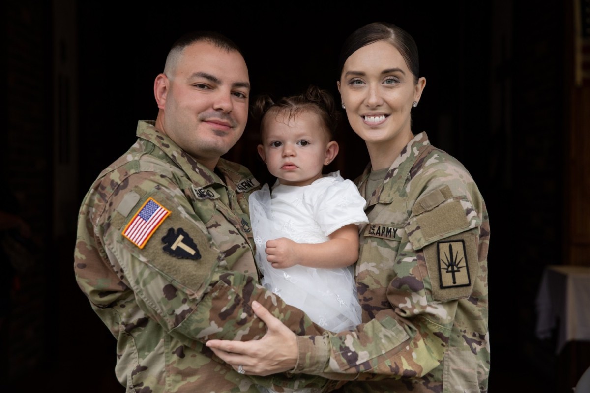 NY Army Guard family has daughter baptized at training post chapel ...