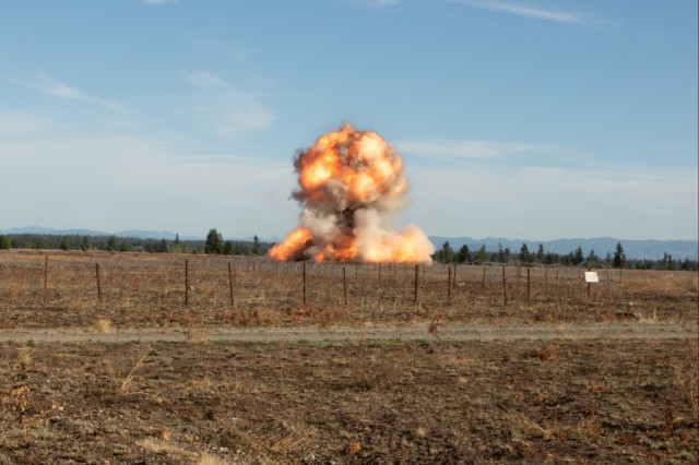 Biggest Explosion on JBLM in over a Decade