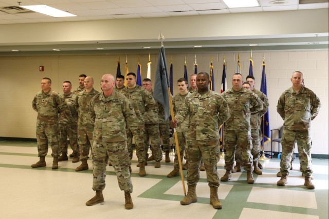 Task Force Echo transfer of authority ceremony 09