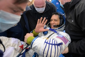 Army astronaut returns from International Space Station