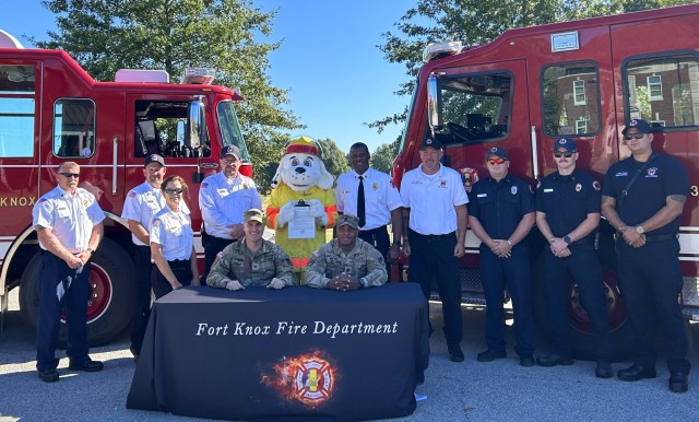 Fort Knox Garrison commander signs 2023 fire prevention proclamation