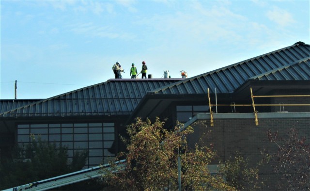 Army Corps of Engineer-led project underway for new roofing at building at Fort McCoy