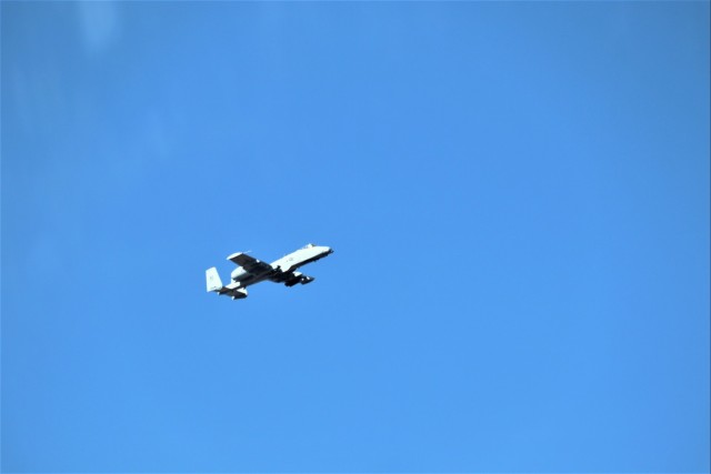 Air Force A-10s hold September 2023 training at Fort McCoy