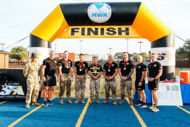 The Fort Novosel Noncommissioned Officers Academy team &#39;Juggernauts&#39;, winners of the Iron Squad Challenge, an event to commemorate the 30th anniversary of the Battle of Mogadishu on October 5, 2023.