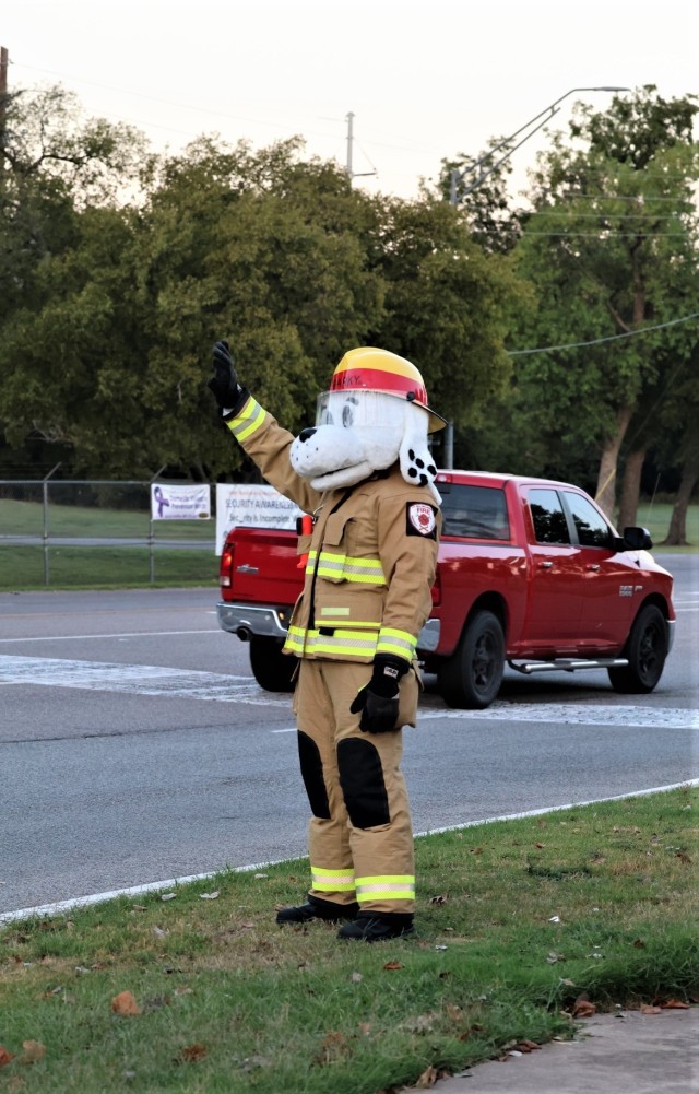 Mascot sparks awareness of Fire Prevention Week