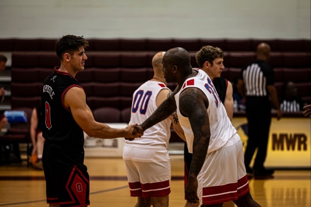 British Army physical trainers visit to build relationships through sport