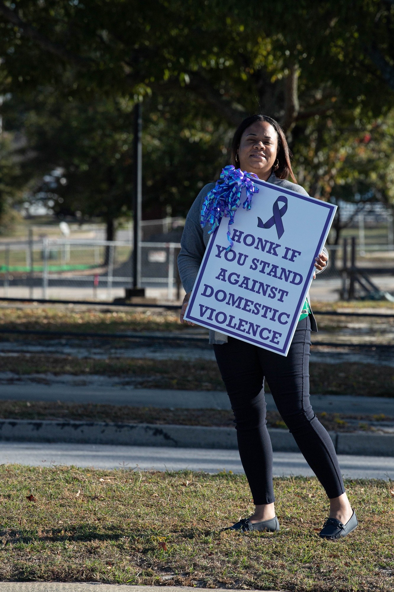 Going Purple Post stands against Domestic Violence | Article | The ...