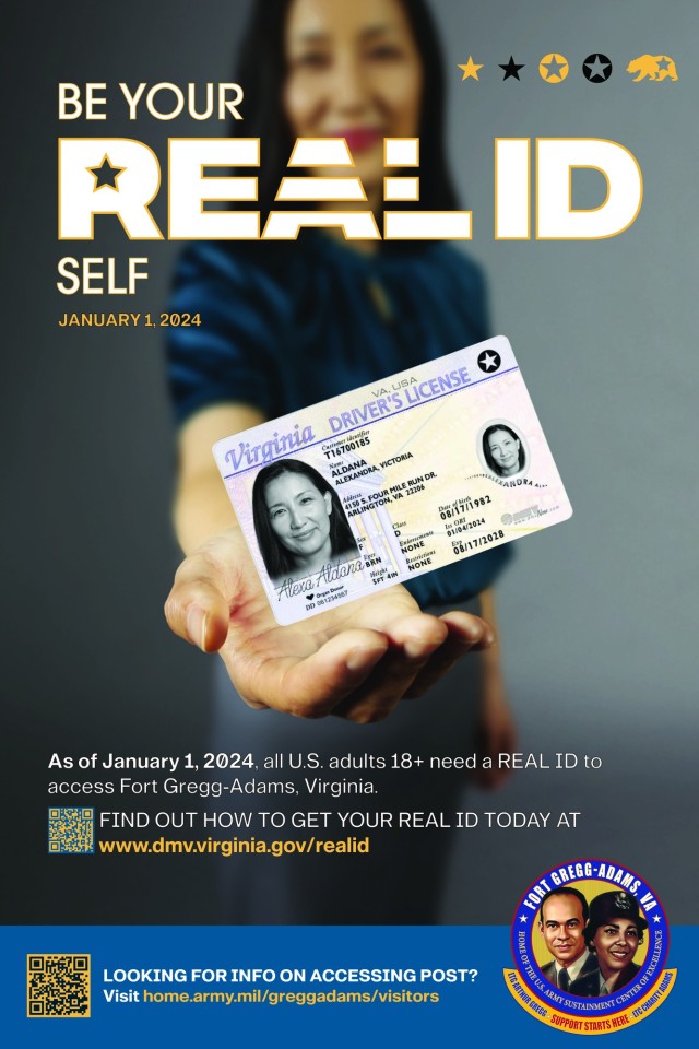 Base access to soon require REAL ID