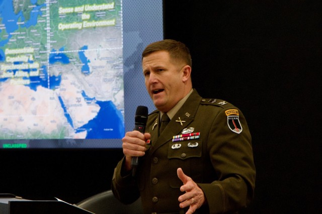 2nd Multi-Domain Task Force, presented a Warriors Corner titled ‘Theater Fires and Multidomain Operations&#39;