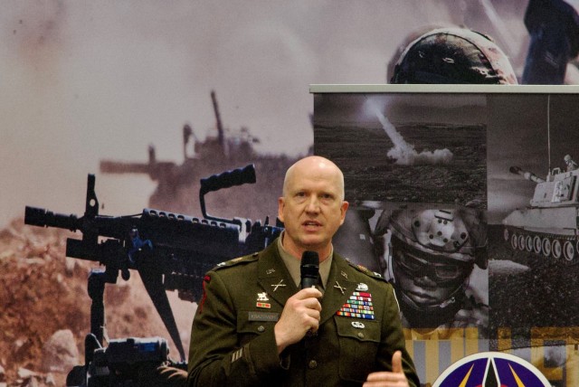 56th Artillery Command presented a Warriors Corner titled ‘Theater Fires and Multidomain Operations’