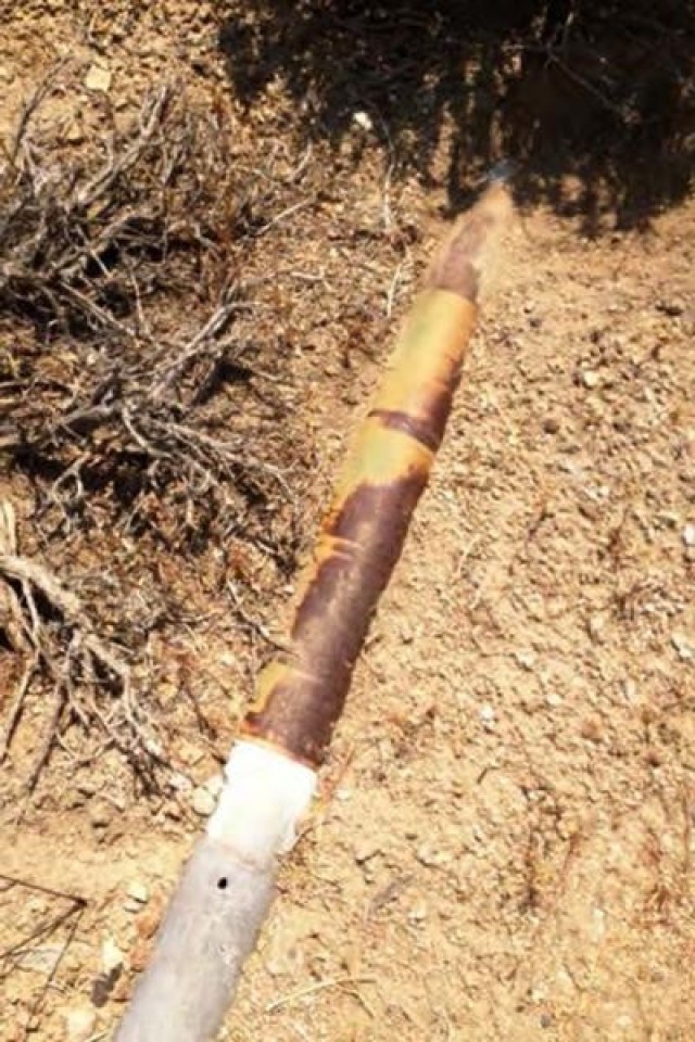 If you find or see rockets or other types of munitions, do not approach, touch, move or disturb them, but carefully leave the area. Call 911 and advise the police of what you saw and where you saw it.