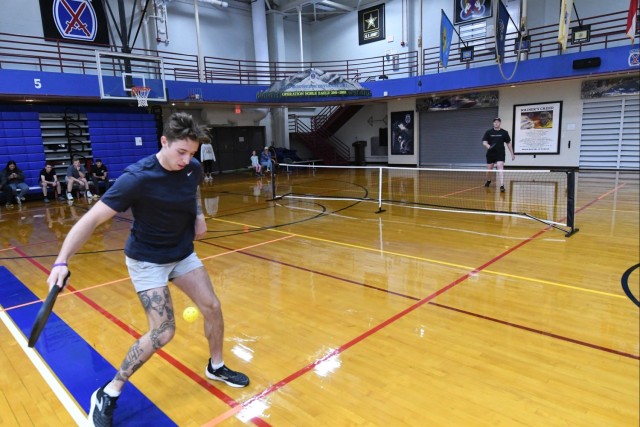 Pickleball gaining popularity at Fort Drum