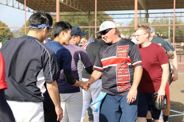 US military, Japanese police enhance bilateral partnership through softball game