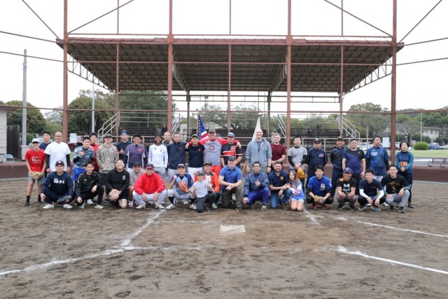 US military, Japanese police enhance bilateral partnership through softball game
