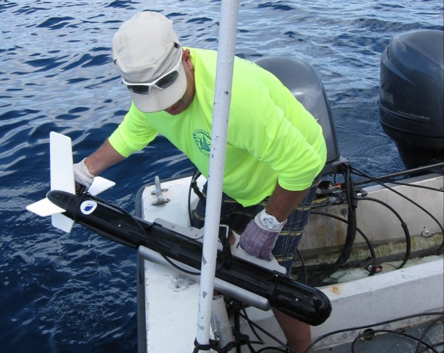 Side-scan sonar seeks downed WWII aircraft