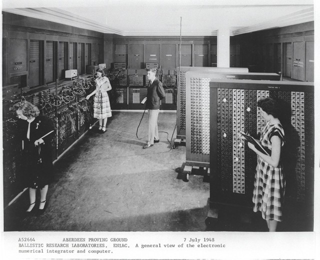 File photo ENIAC computer at Aberdeen Proving Ground, Maryland