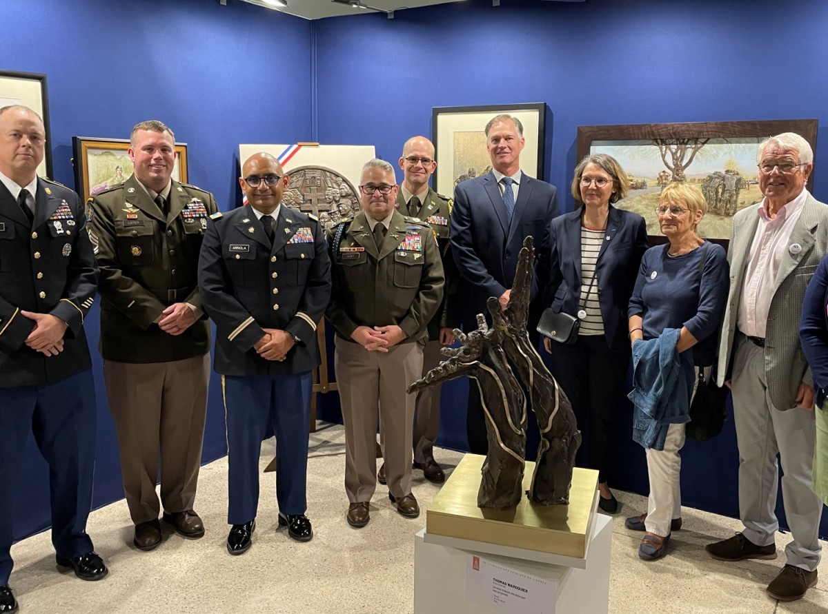 US Army artists display work in France Article The United States Army