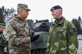National Guard
poised for security cooperation partnership with Sweden