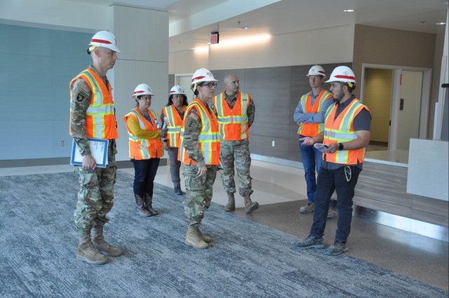 Corps general tours, receives updates on VA Long Beach mega project