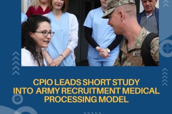 The Army Continuous Process Improvement Office (CPIO) Leads Short Study into Army Recruiting Medical Processing Model  