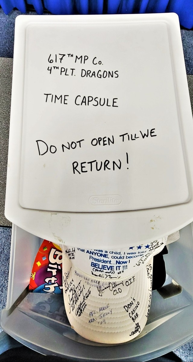 Fort McCoy ArtiFACT: OIF time capsule ball cap
