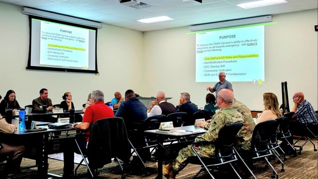 Fort McCoy&#39;s Installation Emergency Operations Center in action