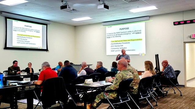 Fort McCoy&#39;s Installation Emergency Operations Center in action