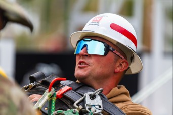 The 249th Engineer Battalion participates in the 2023 International Lineman's Rodeo