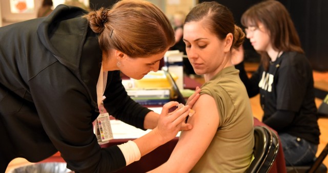 Fort Hamilton Hosts Annual Flu Shot Campaign