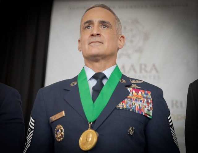SEAC Ramon Colon Lopez Honored with Captain Euripides Rubio Medal for Exemplary Military Service