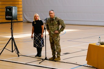 WIESBADEN, Germany – The U.S. Army Garrison Wiesbaden hosted an in-person town hall Oct. 23, 2023, at the Clay Kaserne Fitness Center, with a supplement...