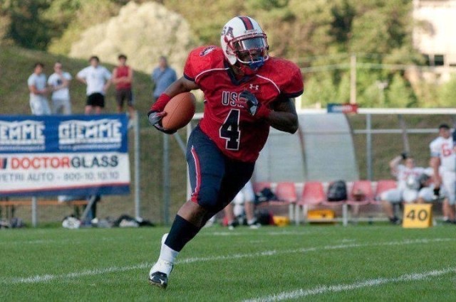 Torrance Brown, executive assistant for the IMCOM-Europe chief of staff, has played professional football and coached during his time in Germany.