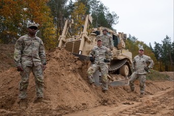 ORZYSZ, Poland — U.S. Army engineers from the 3rd Infantry Division put their heavy machinery capabilities to work supporting a local organization’s nee...