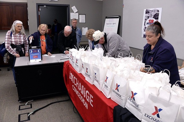 Fort Leavenworth Retiree Day PX handouts