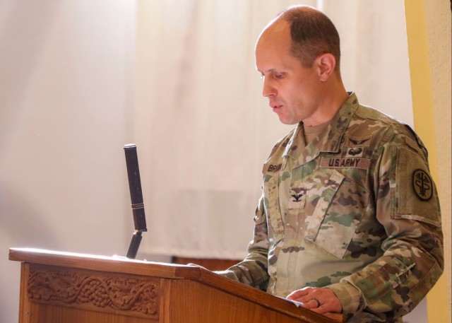 7450th Medical Operational Readiness Unit (FWD) takes charge of DWMMC